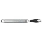 image of Mercer M35401 Lemon Lime Zester, 8-7/8" x 1-3/16" Steel Blade, 15", Plastic Handle, Hanging Hole