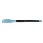 image of Mercer M35602 Silicone Brush Comb, 7-5/8" Length, 3/4" Head, Color‑Coded Handle, Dishwasher Safe