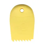 image of Mercer M35607 Silicone Plating Wedge, Saw-Tooth 3/4" x 2.5", Color-Coded, Heat-Resistant to 480°F