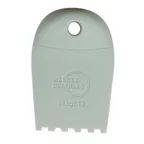 image of Mercer M35613 Silicone Wedge 3/4" x 2-1/2" 2-1/4" Tip 5mm Notch 480°F Color-Coded Dishwasher Safe