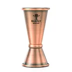 image of Mercer M37001ACP Barfly Jigger, 20 ml (0.67 oz) & 40 ml (1.35 oz), 18/8 Steel, Copper‑Plated