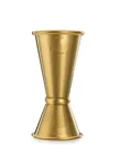 image of Mercer M37001GD Barfly Japanese Jigger, 20 ml (0.67 oz) / 40 ml (1.35 oz), 18/8 Steel, Gold