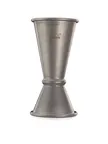 image of Mercer M37001VN Barfly Bar Jigger – 20 ml (0.67 oz) / 40 ml (1.35 oz), 18/8 Steel, Vintage