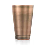 image of Mercer M37007ACP Barfly Shaker – 18 Oz, 3-1/2" Dia × 5" H, Antique Copper‑Plated, Shaker