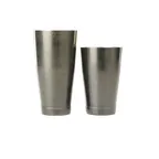 image of Mercer M37009VBK Cocktail Shaker Set, 2-Piece 28 Oz & 18 Oz 18/8 Stainless, Satin, Vintage