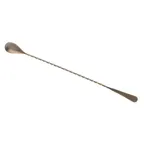 image of Mercer M37010ACP Barfly Bar Spoon, 13-3/16" Length, Stainless Steel, Antique Copper-Plated