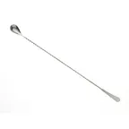 image of Mercer M37011 Barfly Japanese Bar Spoon, 17-1/8" Length, Twisted Stem, 18/8 Stainless Steel