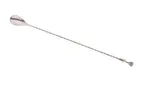 image of Mercer M37012SPT - Venym Bar Spoon, 11-13/16" (30 cm) Teardrop End, Stem, 18/8 Stainless Steel