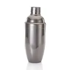 image of Mercer M37039BK Barfly Cocktail Shaker, 24 oz 3‑Piece, Stainless Steel, Black‑Plated
