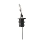 image of Mercer M37068 Barfly Liquor Pourer – Vented Tapered Spout, Stainless Steel, Silver, Collar
