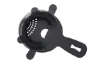 image of Mercer M37071MBK Bar Strainer, 5-5/8", Heavy-Duty 4-Prong, Replaceable, Core, Black-Plated