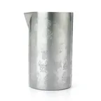 image of Mercer M37079 Cocktail Shaker, 21 oz Tiki Design with Pour Spout, 18/8 Stainless Steel Satin