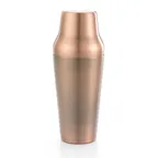 image of Mercer M37085ACP Barfly Shaker 24 Oz (700 Ml) 2‑Pc, 3‑1/2" Dia × 9‑3/4" H, 18/8 Steel, Copper Finish