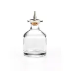 image of Mercer M37129 - Bitters Bottle Large, 4.4 Oz (130 Ml), 2‑5/8" Dia X 4‑15/16" H, Dasher Top With Cork