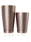image of Mercer M37200ACP Barfly Shaker Set, 28 oz & 18 oz Copper‑Plated Stainless Steel, Copper