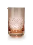image of Mercer M37220RS Barfly Mixing Glass, 17 Oz 500 Ml, 3-3/4" × 5-1/2" H, Rose Exterior, Non-Tempered