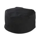 image of Mercer M60075BK Millennia Skull Cap, Adjustable Velcro Closure, 65/35 Poly/Cotton Twill, Black