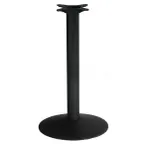 image of Original Wood Seating BS18R 18" Dia. Stamped Steel Table Base, Black Powder Coat, Dining Height