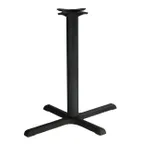 image of Original Wood Seating BS2230 24x30in Dining Height Stamped Steel Table Base, Black Powder Coat