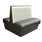 image of Original Wood Seating PB-WB-48 48H Upholstered Restaurant Booth Bench, Priced per Foot, Plywood & Solid Wood Frame