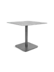 image of Original Wood Seating SOL-T3636 36x36 Aluminum Outdoor Restaurant Table, Anthracite Finish, Metal Base
