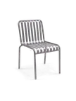 image of Original Wood Seating SOL Aluminum Stacking Outdoor Side Chair, Anthracite Finish, Metal Back & Seat