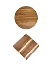 image of Original Wood Seating TWA2460 WALNUT-MIXED 24x60 Rectangular Butcher Block Wood Table Top, 1.25in Thick, Satin Finish