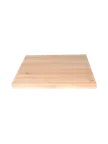 image of Original Wood Seating TWA3696 MAPLE-WHT OAK 36x96 Rectangular Butcher Block Table Top, Solid Maple or White Oak