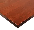 image of Original Wood Seating TWA42R ASH 42" Round Ash Wood Table Top, Plank Style, 1-1/4" Thick, Satin Finish