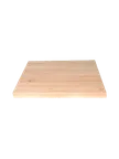 image of Original Wood Seating TWA48R MAPLE-WHT OAK 48" Round TopShield Table Top, Solid Maple or White Oak Wood, 1-1/4" Thick, Satin Finish