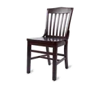 image of Original Wood Seating W35 SW Solid European Beech Wood Slat Back Side Chair