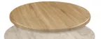 image of Atlanta Booth & Chair 3DL30R Thermolaminate Round Table Top, 30 Dia., 1-1/8 H, Wood Edge