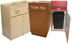 image of Atlanta Booth & Chair R100L Cabinet Style Trash Receptacle