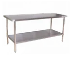 image of Klinger's Trading AST2484 Stainless Steel Top 73" - 84" Work Table