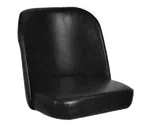 image of Klinger's Trading CSR5BS-BUCKET SEAT Black Vinyl Bucket Seat for SR-5 & SR-6 Bar Stools