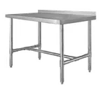 image of Klinger's Trading HBST1860 Stainless Steel Top 54" - 62" Work Table