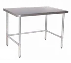 image of Klinger's Trading NSG3060 Stainless Steel Top 54" - 62" Work Table