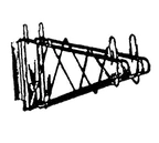 image of Klinger's Trading SDCHROME-18 Double Wall Shelf Bracket, 18" Deep, Chrome Plated Finish
