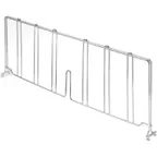 image of Klinger's Trading SDIVIDER24-CHROME Wire Shelf Divider, 24"W, 9"H, Chrome Finish