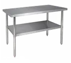 image of Klinger's Trading SG3084 Stainless Steel Top 73" - 84" Work Table