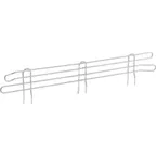 image of Klinger's Trading SLEDGE48-CHROME 48" Wide Chrome Shelf Ledge for Wire Shelves