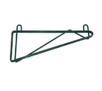 image of Klinger's Trading SS18-GREEN Single Wall Bracket, 18" Deep, Green Epoxy Finish