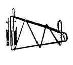 image of Klinger's Trading SSCHROME-18 Chrome Plated Single Wall Shelf Bracket, 18" Deep