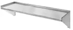 image of Klinger's Trading WS1660 60"W Wall-Mounted Stainless Steel Shelf, 16"D, 18 Gauge, NSF