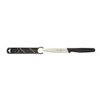 image of Mercer M33933B Bar Knife – 4" Edge, Pointed Tip, Guard, Japanese Steel Blade, PP Handle, NSF
