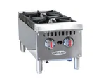image of Serv-Ware SHPS-12-LP Floor Model Gas Griddle / Charbroiler