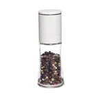 image of Browne USA 74783101 CUISIPRO Grinder White 5.25in, 2x2x5in, Stainless Steel & Glass