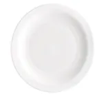 image of Steelite 49205Q963 - 7.625" Round Opal Glass Plate, Careware Sicura Bormioli Rocco, 1 Dozen