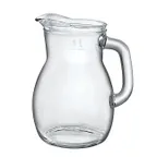 image of Steelite 4971Q599 Bistrot Glass Pitcher, 1.25 Qt, 5.875" x 7.5", Glass, With Handle, No Lid, 6/Case
