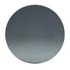 image of Steelite 6151B447 Gourmet Coupe Glass Plate, 11.25 Inch Round, Smoke Finish, Willow Glass, Sold per Dozen